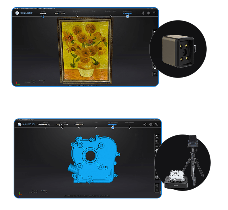 EinScan-Pro HD 兩用式多功能3D掃描器|手持 3D 掃描方案 圖12