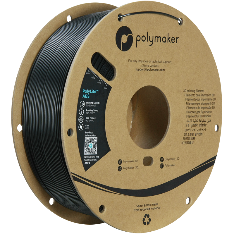 Polymaker PolyLite ABS｜耐熱抗衝擊 ABS 線材 圖3