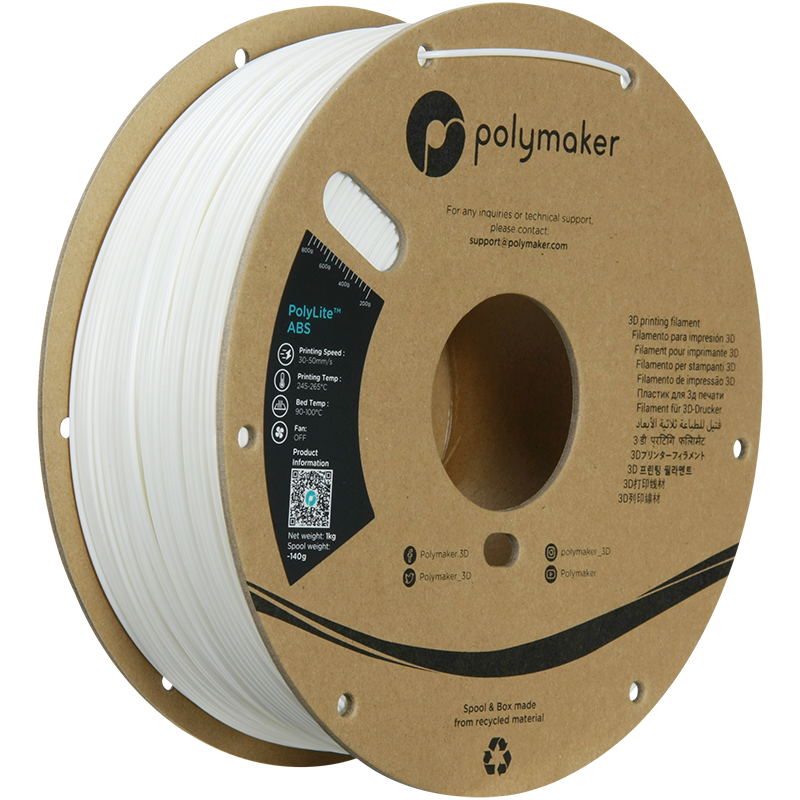 Polymaker PolyLite ABS｜耐熱抗衝擊 ABS 線材 圖4