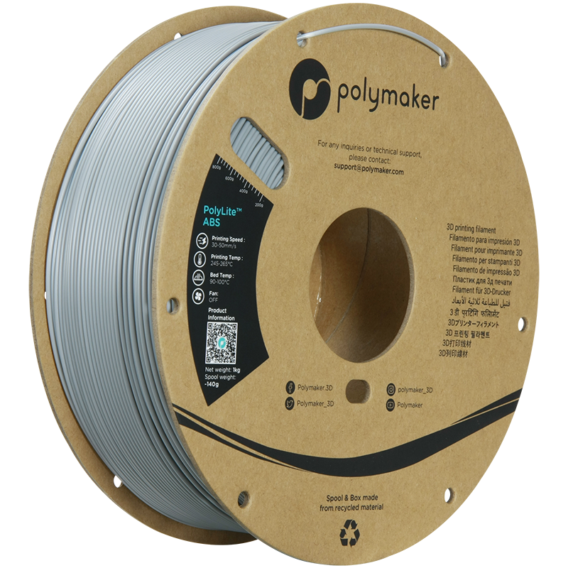 Polymaker PolyLite ABS｜耐熱抗衝擊 ABS 線材 圖5