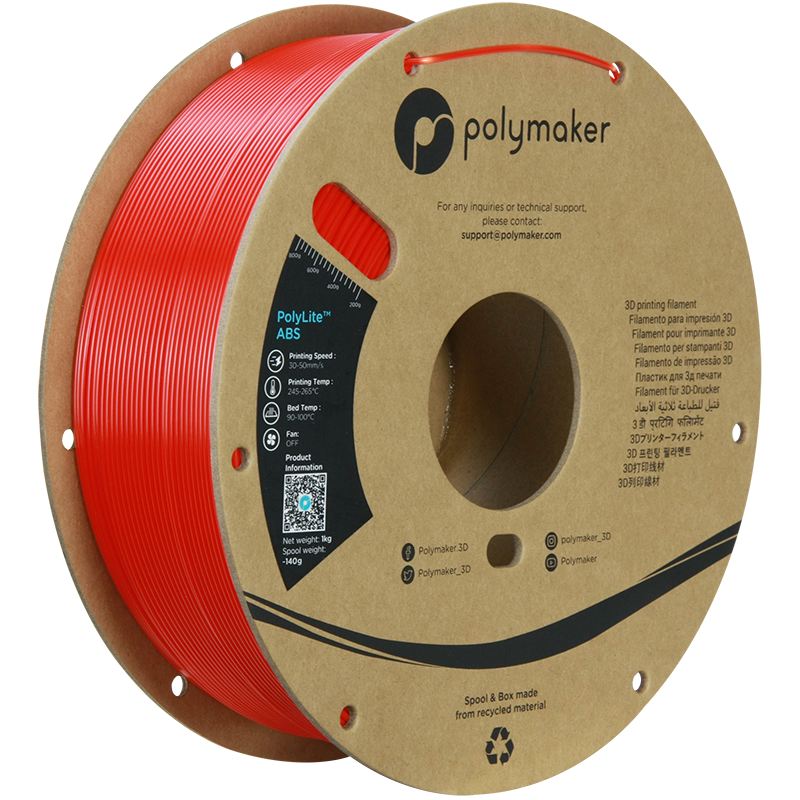 Polymaker PolyLite ABS｜耐熱抗衝擊 ABS 線材 圖6