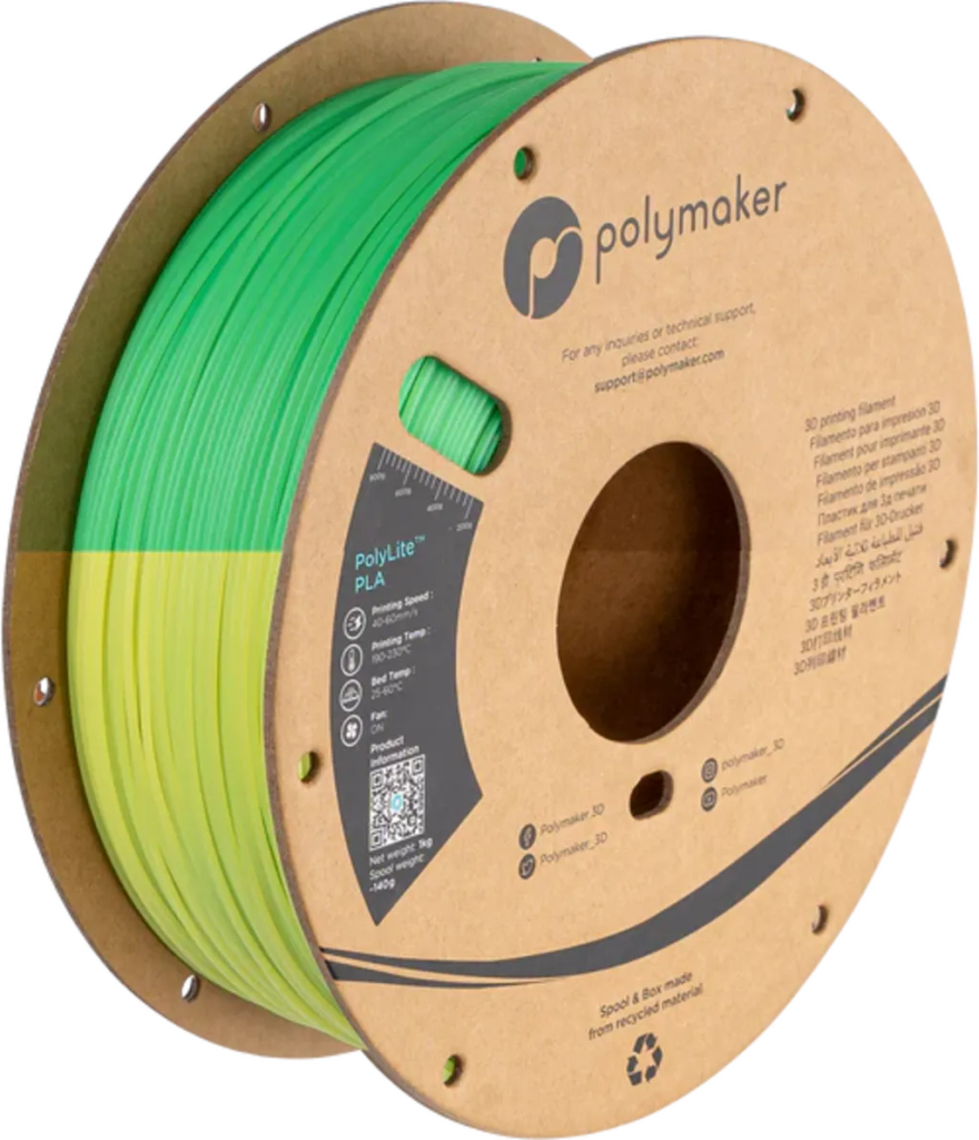 Polymaker 溫度變色 PLA 線材 圖1