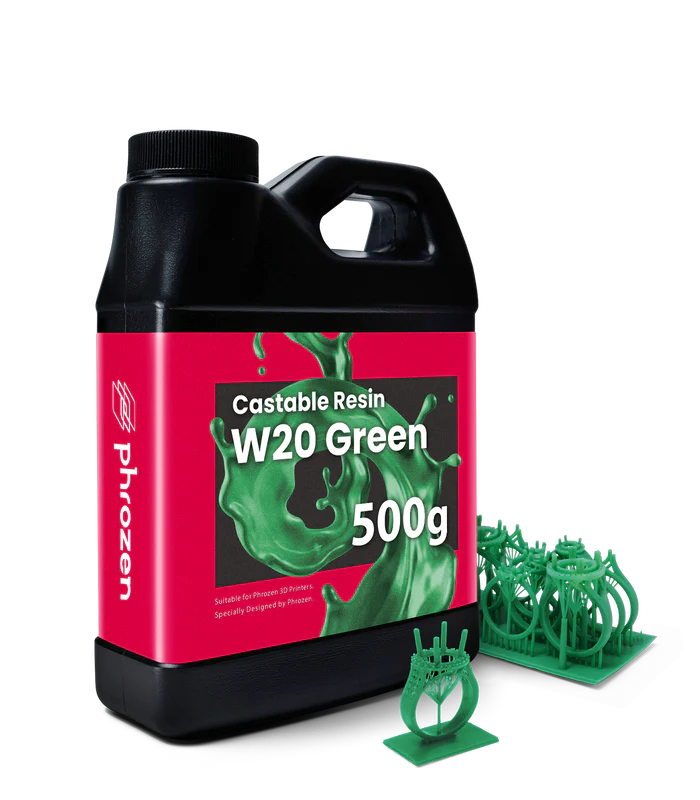 Phrozen 可鑄造金工樹脂-W20綠色 光固化樹脂 圖2