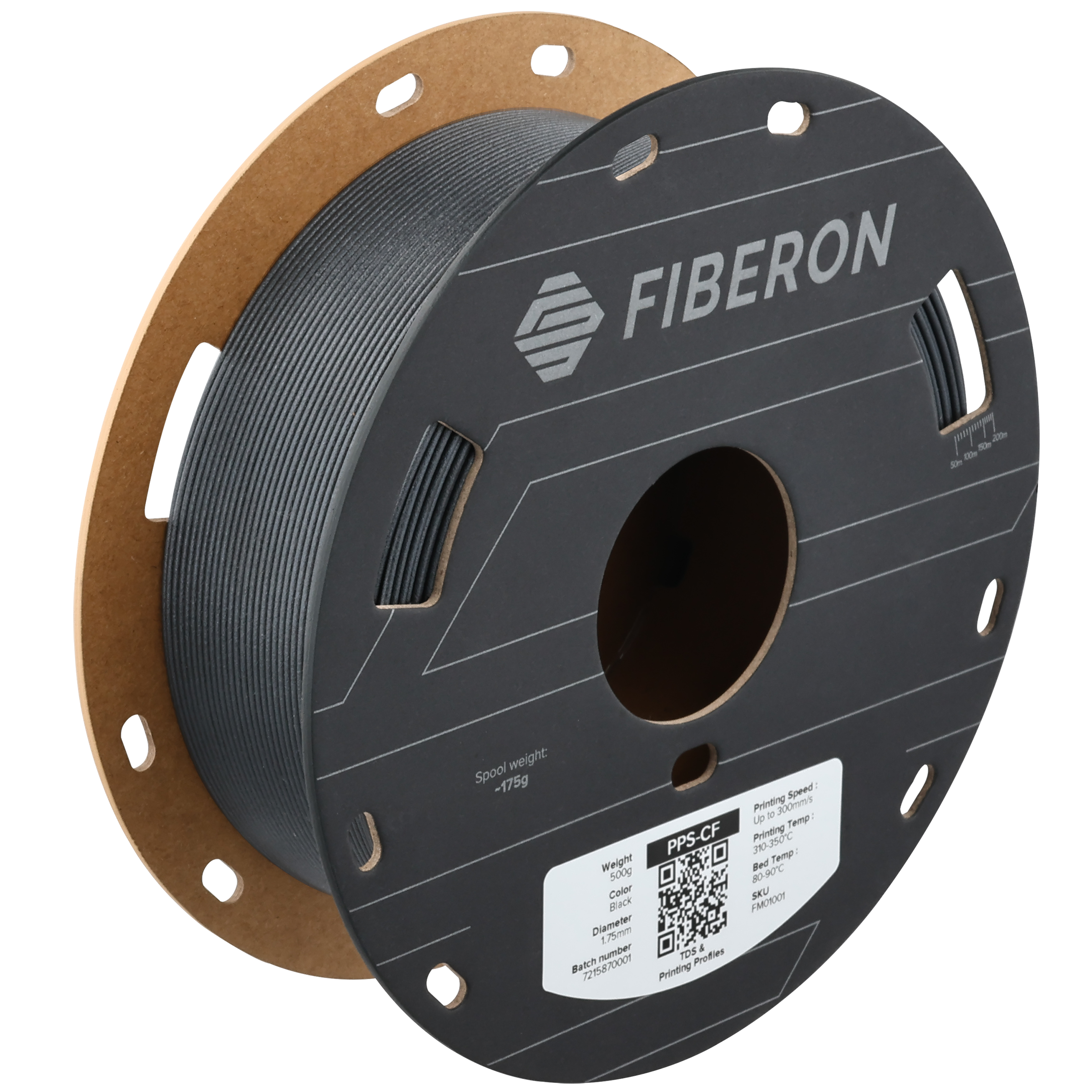 Polymaker Fiberon PPS-CF10 耐高溫碳纖複合線材 圖1